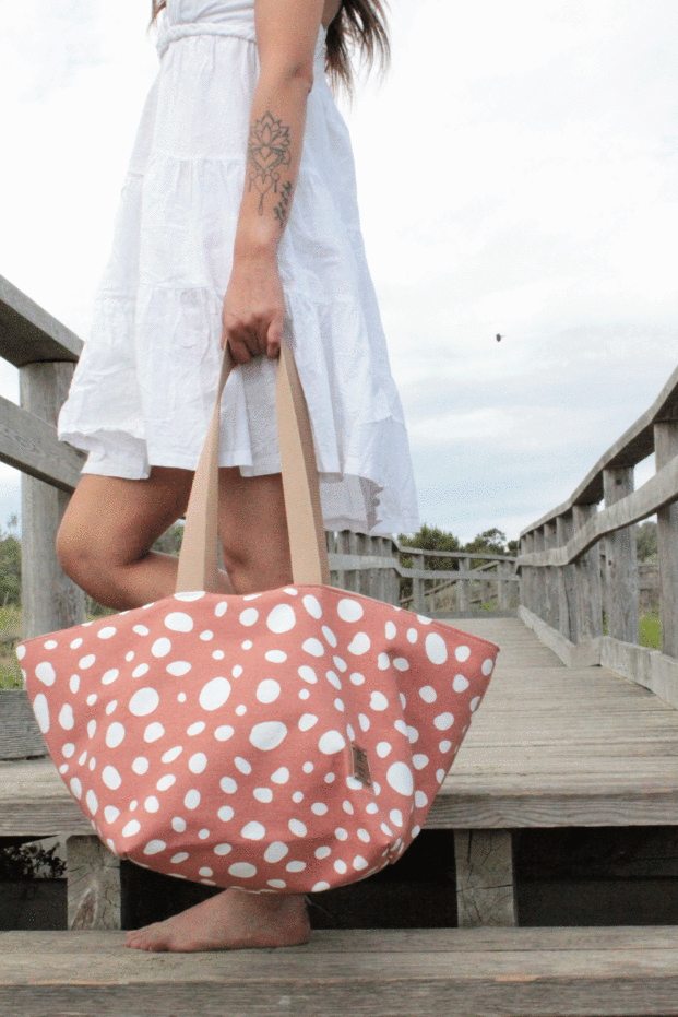 Big Ba(N)g Beach Pois Terracotta
