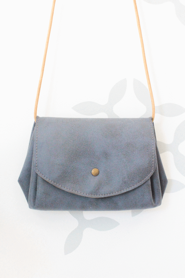 Bag Origami Blu Polvere - immagine 4