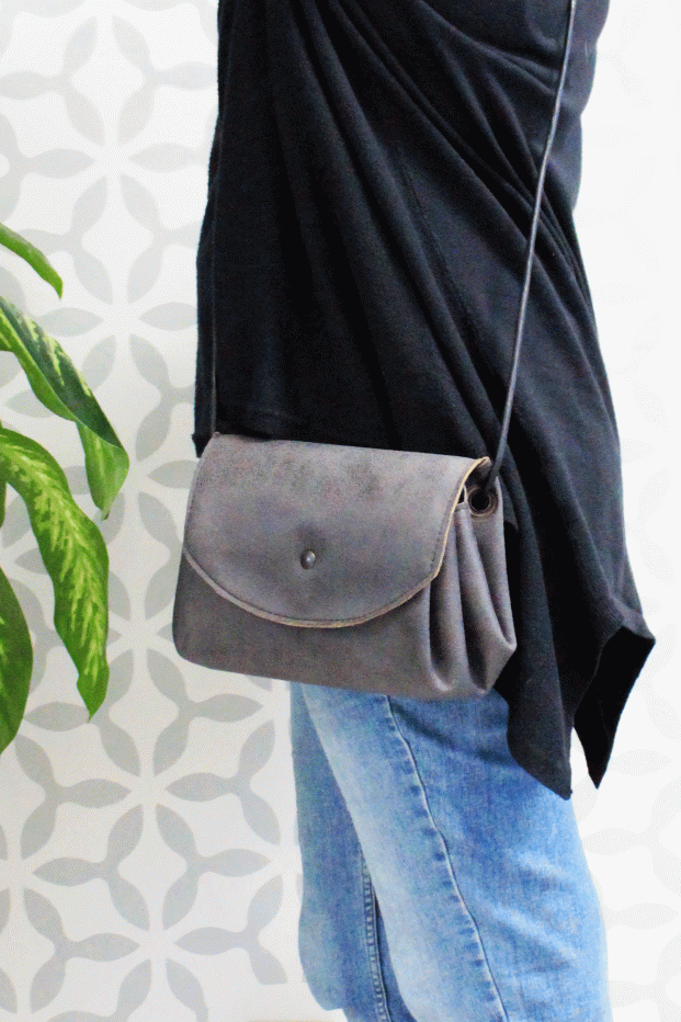 Bag Origami Grigio Scuro