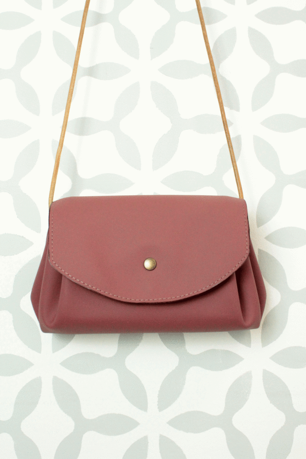 Bag Origami Rosa Antico Scuro - immagine 6