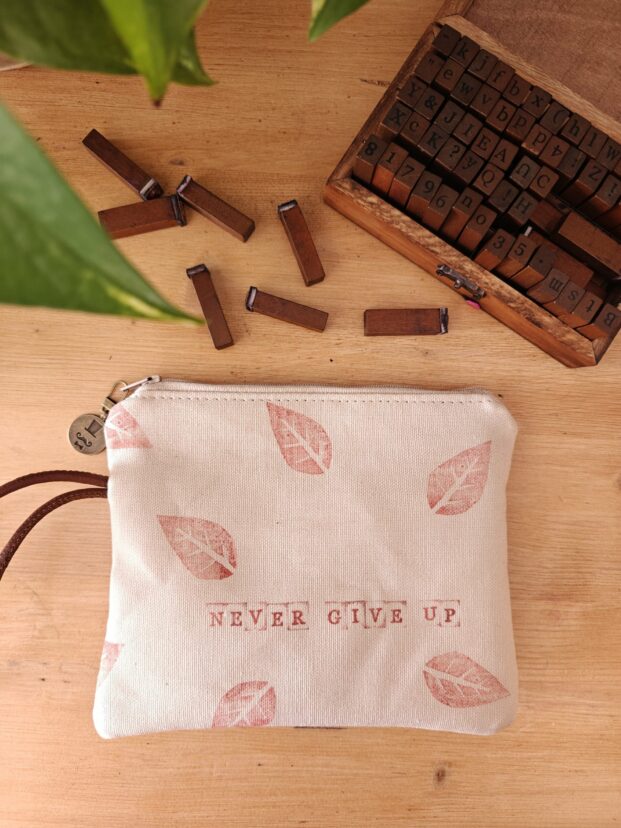 Pochette "NEVER GIVE UP"