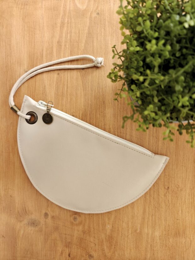 Mini Pochette MezzaLuna Burro