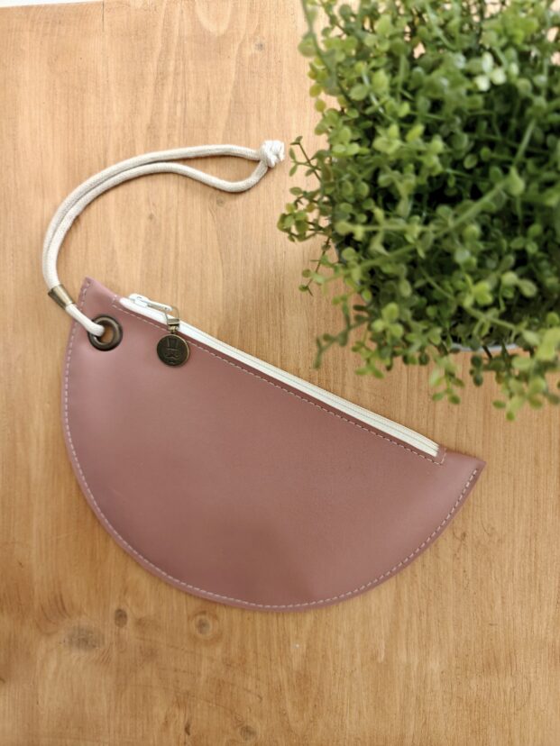 Mini Pochette MezzaLuna Blush
